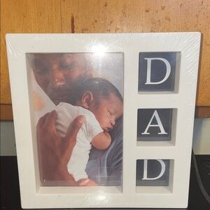 Marshalls White and Black 'DAD' Picture Frame